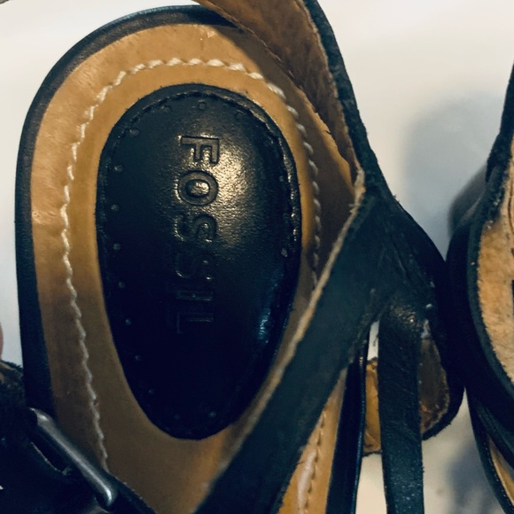 Fossil  strappy and sexy platform shoes - Picture 7 of 8